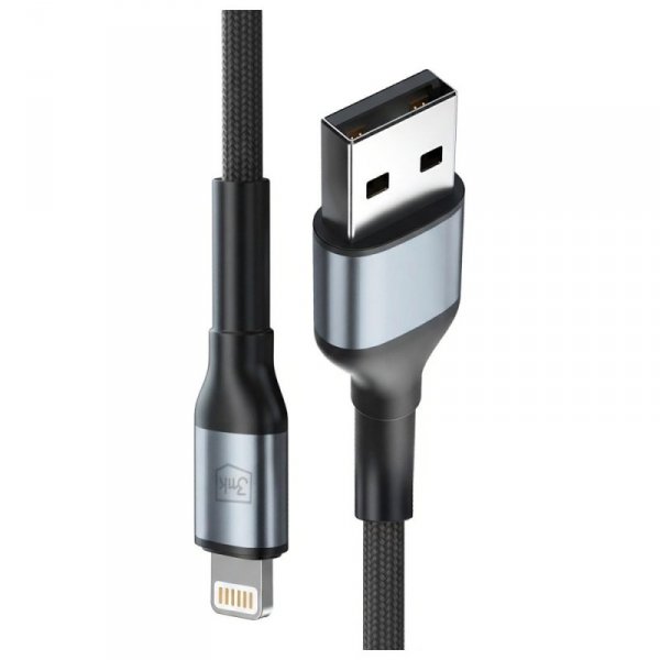 Kabel 3MK Hyper Cable N-SERIES USB-A do  Lightning 1m 5V/2.4A 12W czarny