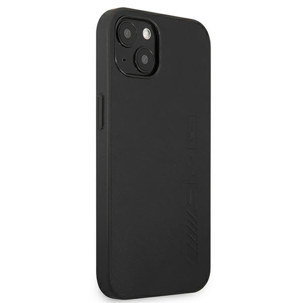 AMG AMHCP13SDOLBK iPhone 13 mini 5,4&quot; czarny/black hardcase Leather Hot Stamped