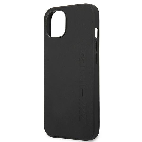 AMG AMHCP13SDOLBK iPhone 13 mini 5,4&quot; czarny/black hardcase Leather Hot Stamped