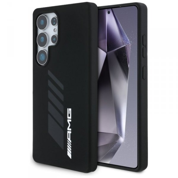 Etui AMG Oversize Rhombs MagSafe do      Samsung Galaxy S25 Ultra czarny