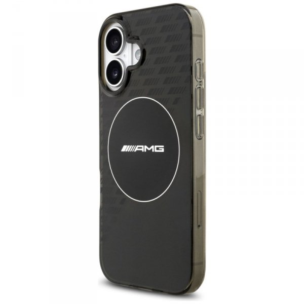 Etui AMG Double Layer Transparent        Smocked MagSafe do iPhone 17 czarny