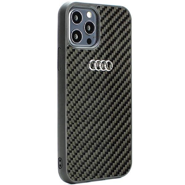 Audi Carbon Fiber iPhone 12/12 Pro 6.1&quot; czarny/black hardcase AU-TPUPCIP12P-R8/D2-BK