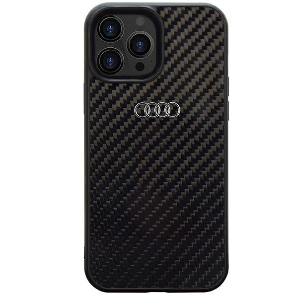 Audi Carbon Fiber iPhone 13 Pro Max 6.7&quot; czarny/black hardcase AU-TPUPCIP13PM-R8/D2-BK
