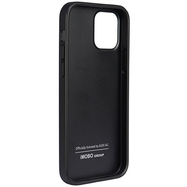 Audi Synthetic Leather iPhone 12/12 Pro 6.1&quot; czarny/black hardcase AU-TPUPCIP12P-TT/D1-BK