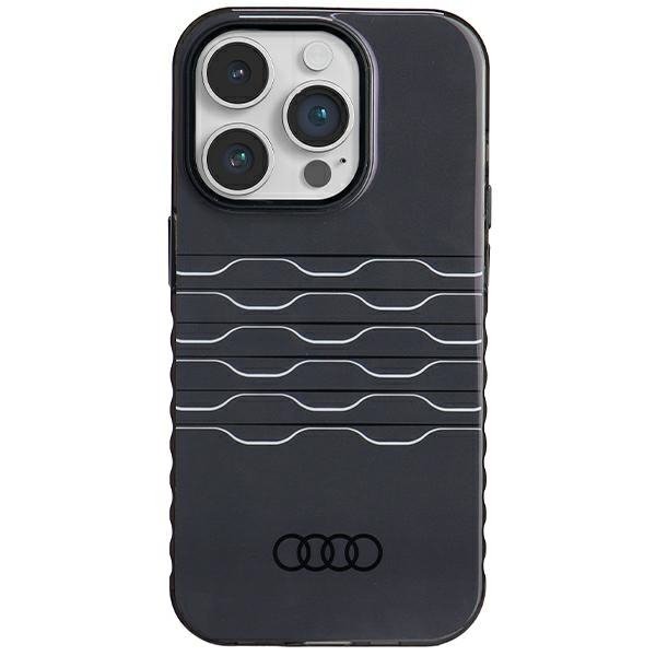 Audi IML MagSafe Case iPhone 14 Pro 6.1&quot; czarny/black hardcase AU-IMLMIP14P-A6/D3-BK