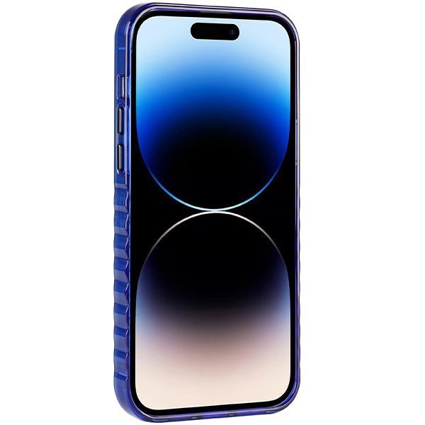 Audi IML MagSafe Case iPhone 14 Pro 6.1&quot; niebieski/navy blue hardcase AU-IMLMIP14P-A6/D3-BE
