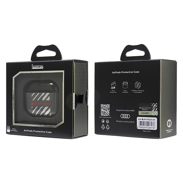 Audi IML Sport AirPods 3 cover czarny/black AUS-IMLAP3-RSQ/D1-BK