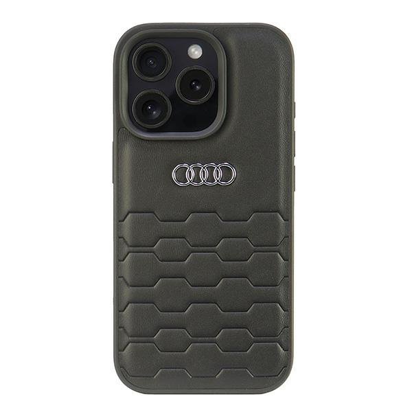 Audi Synthetic Leather iPhone 16 Pro 6.3&quot; czarny/black hardcase AU-TPUPCIP16P-GT/D2-BK