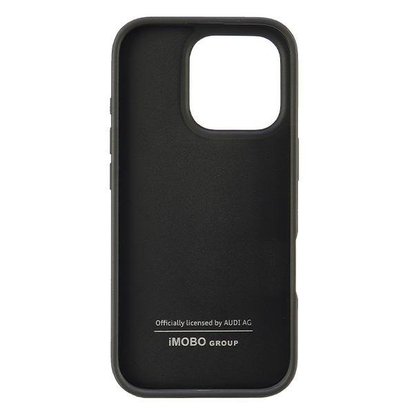Audi Carbon Fiber Stripe iPhone 16 Pro 6.3&quot; czarny/black hardcase AUS-TPUPCIP16P-R8/D1-BK
