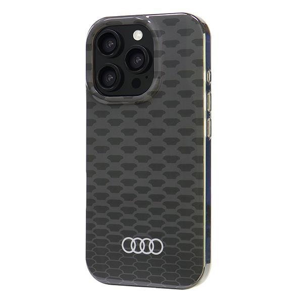 Audi IML Stitching Pattern MagSafeiPhone 16 Pro 6.3&quot; czarny/black hardcase AU-IMLMIP16P-Q5/D3-BK
