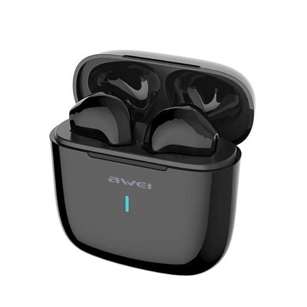 AWEI słuchawki Bluetooth 5.0 T26 TWS+ stacja dokująca czarny/black