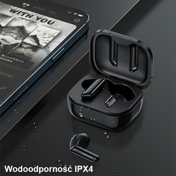 AWEI słuchawki Bluetooth 5.1 T36 TWS+ stacja dokująca czarny/black
