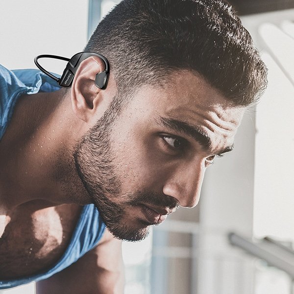 AWEI słuchawki sportowe Bluetooth 5.2A889 Pro czarny/black