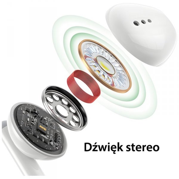 AWEI słuchawki stereo PC-6T USB-Cczarny/black