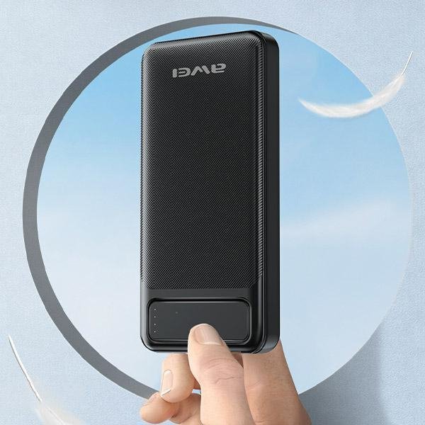 AWEI PowerBank P5K 10000mAh 2.1Aczarny/black 2xUSB