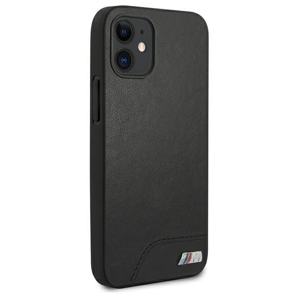 Etui BMW BMHCP12SMHOLBK iPhone12 mini 5,4&quot; czarny/black hardcase M Collection Smooth PU