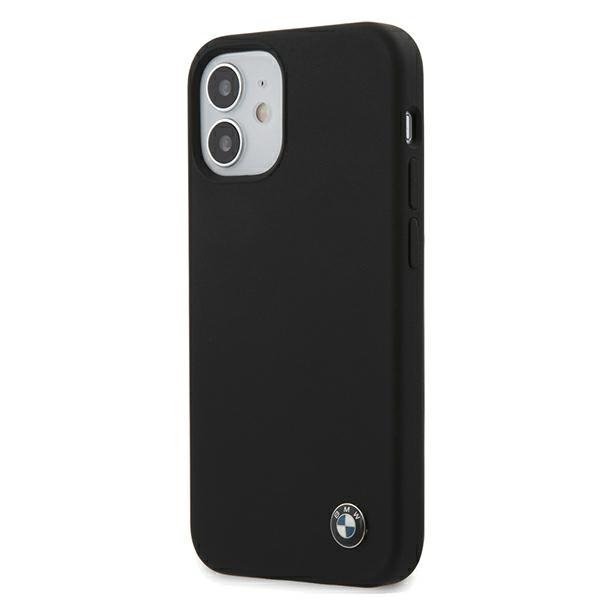 Etui BMW BMHCP12SSILBK iPhone 12 mini5,4&quot; czarny/black hardcase Silicone Signature