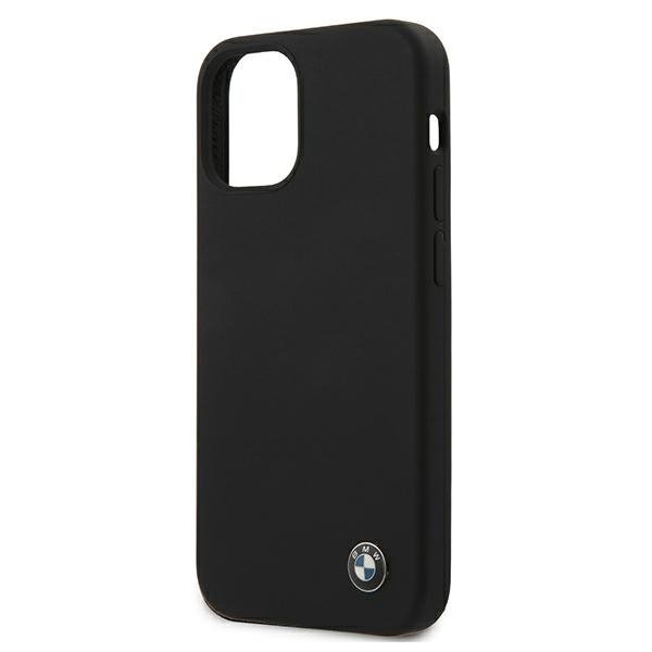 Etui BMW BMHCP12SSILBK iPhone 12 mini5,4&quot; czarny/black hardcase Silicone Signature