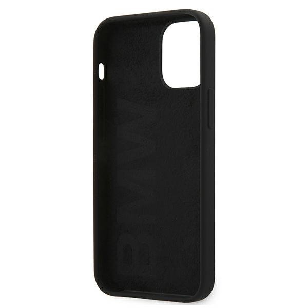Etui BMW BMHCP12SSILBK iPhone 12 mini5,4&quot; czarny/black hardcase Silicone Signature