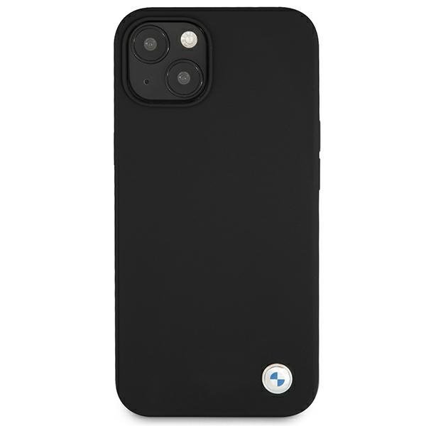 Etui BMW BMHCP13MSILBK iPhone 13 / 14 / 15 6.1&quot; czarny/black hardcase Silicone Signature