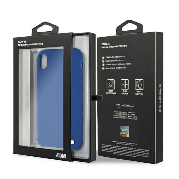 Etui BMW BMHCI61MSILNA iPhone Xrniebieski/navy hardcase Silicone M Collection