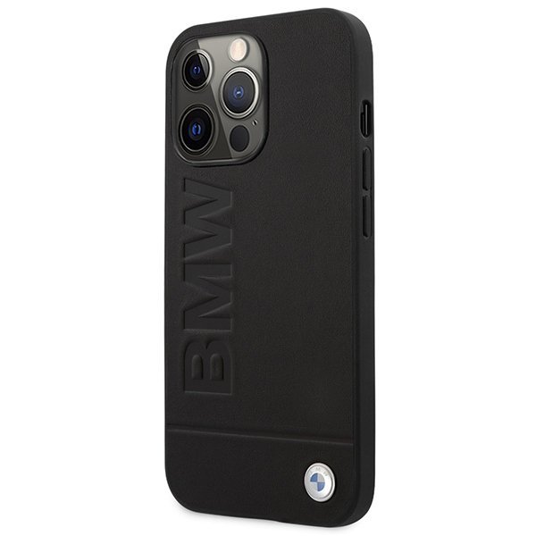 Etui BMW BMHMP14XSLLBK iPhone 14 Pro Max 6,7&quot; czarny/black hardcase Signature Logo Imprint Magsafe