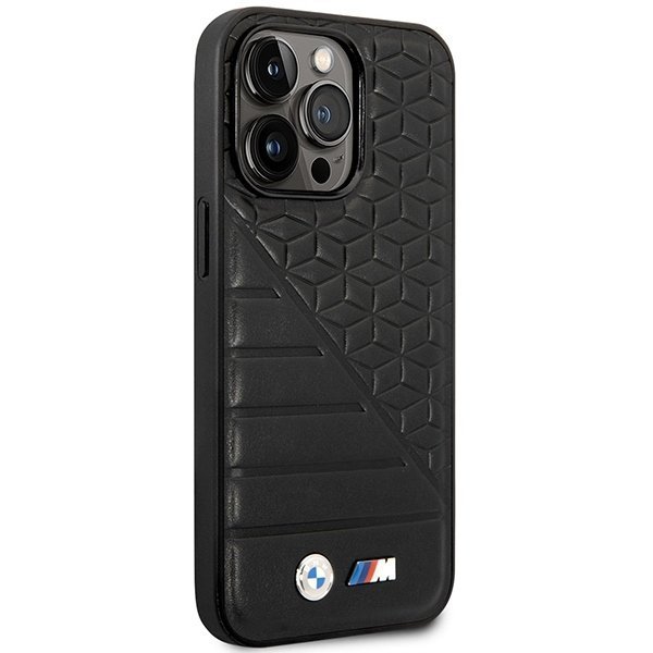 Etui BMW BMHCP14X22PMGK iPhone 14 Pro Max 6,7&quot; czarny/black Bi Pattern