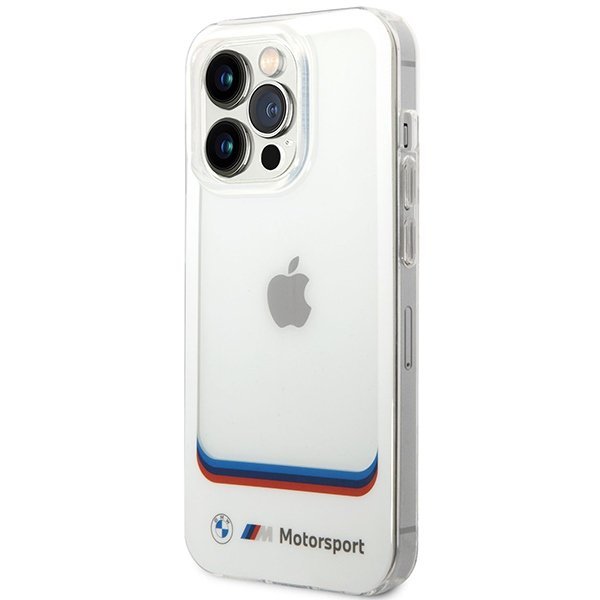 Etui BMW BMHCP14X22HMCH iPhone 14 Pro Max 6,7&quot; biały/white Transparent Center