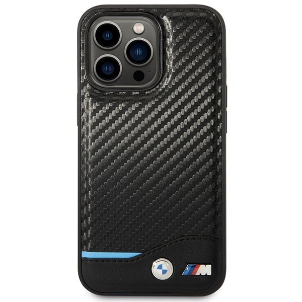 Etui BMW BMHMP14L22NBCK iPhone 14 Pro 6,1&quot; czarny/black Carbon MagSafe