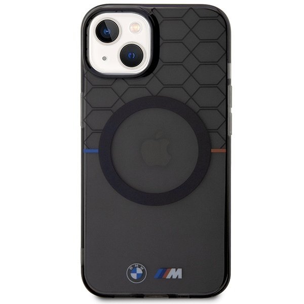 Etui BMW BMHMP14MHGPK iPhone 14 Plus/ 15 Plus 6.7&quot; szary/grey Pattern MagSafe