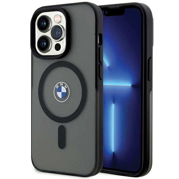 BMW BMHMP15LDSLK iPhone 15 Pro 6.1&quot; czarny/black hardcase IML Signature MagSafe