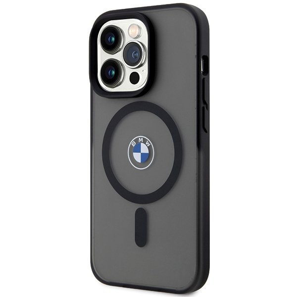 BMW BMHMP15LDSLK iPhone 15 Pro 6.1&quot; czarny/black hardcase IML Signature MagSafe