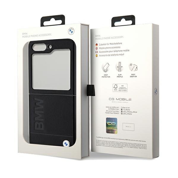 BMW BMHCZF5SLLBK Z Flip5 F731czarny/black Leather Hot Stamp