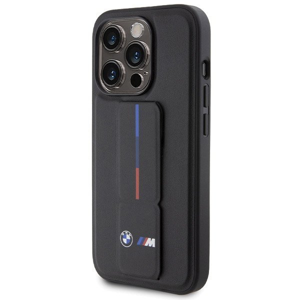 Etui BMW BMHCP15L22GSLK iPhone 15 Pro 6.1&quot; czarny/black hardcase Grip Hot Stamp