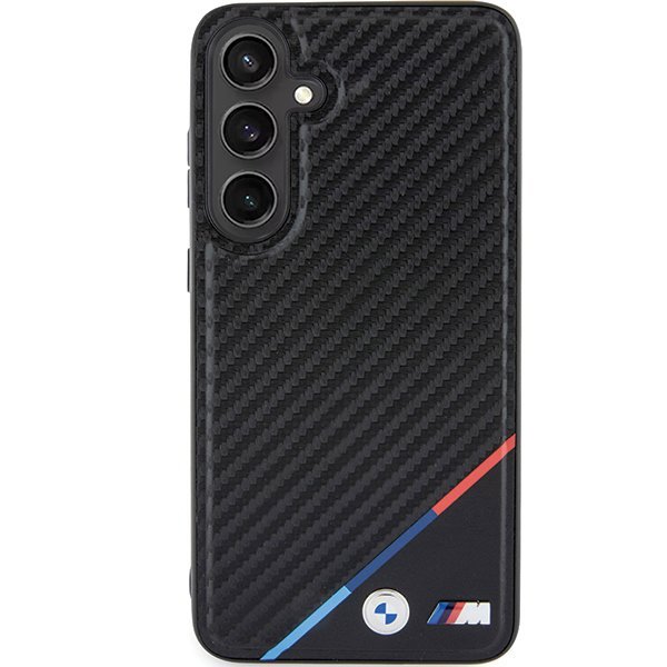 BMW BMHMS24S23PUDTK S24 S921czarny/black hardcase Carbon Tricolor Line MagSafe