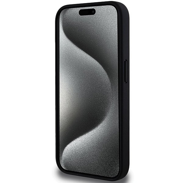 BMW BMHCP15X23PUPVK iPhone 15 Pro Max6.7&quot; czarny/black hardcase Perforated Tricolor Line