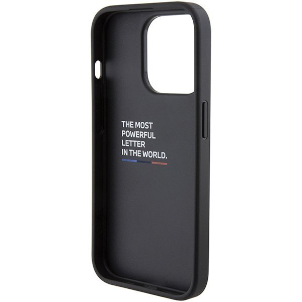 BMW BMHCP15LGSPBIV iPhone 15 Pro 6.1&quot; granatowy/navy hardcase M Grip Stand Bicolor