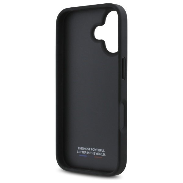 BMW BMHCP16S23PUPVK iPhone 16 6.1&quot;czarny/black hardcase M Perforated Tricolor Detail Line