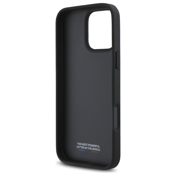 BMW BMHCP16L23PUPVA iPhone 16 Pro6.3&quot; antracyt/anthracite hardcase M Perforated Tricolor Detail Line