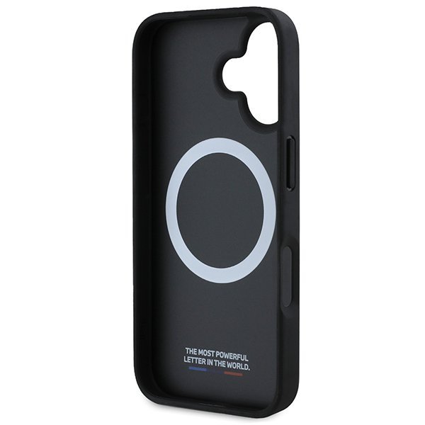 BMW BMHMP16S23PUDTK iPhone 166.1&quot; czarny/black hardcase M Carbon Tricolor Line MagSafe