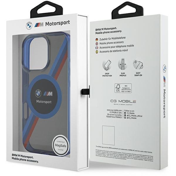 BMW BMHMP16L23HTPUK iPhone 16 Pro 6.3&quot;   czarny/black hardcase Motorsport IML Circle MagSafe