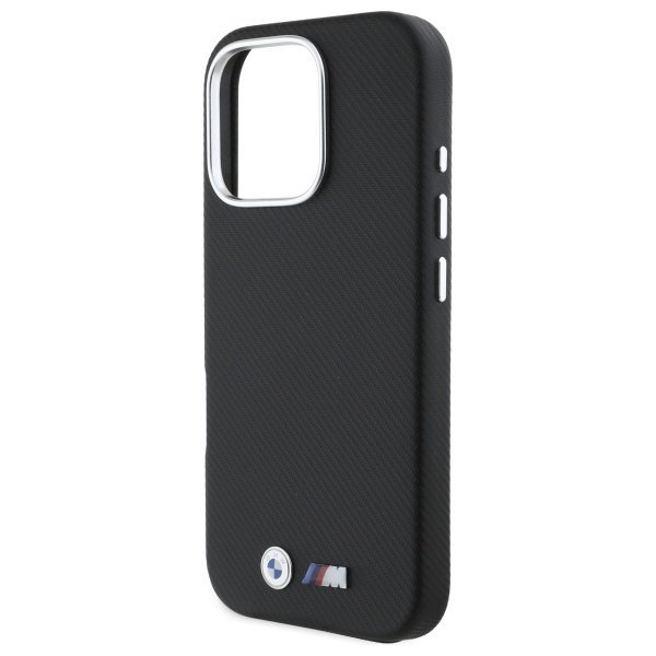 BMW BMHCP16X23PUFWKEV iPhone 16 Pro Max 6.9&quot; czarny/black hardcase M Edition Kevlar wrapped metal