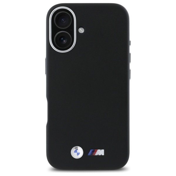 BMW BMHCP16S23PMWK iPhone 16 6.1&quot;        czarny/black hardcase M Smooth Full Wrapped Metal