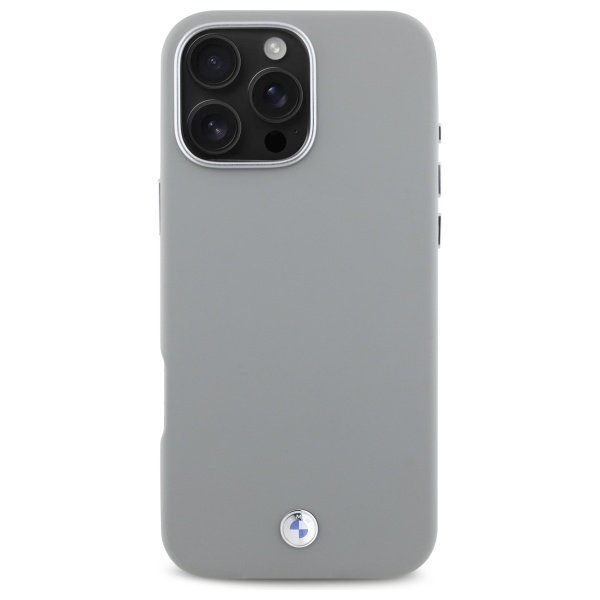 BMW BMHMP16X23PUFWG iPhone 16 Pro Max 6.9&quot; szary/grey hardcase Sign Full Wrapped Metal MagSafe