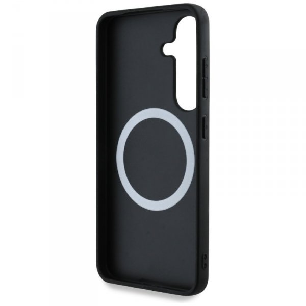 Etui BMW Leather Oversized Stripes       MagSafe do Samsung Galaxy S25 czarny