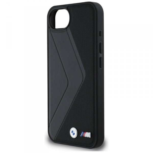 Etui BMW Oversized Stripes MagSafe do    iPhone 16e czarny