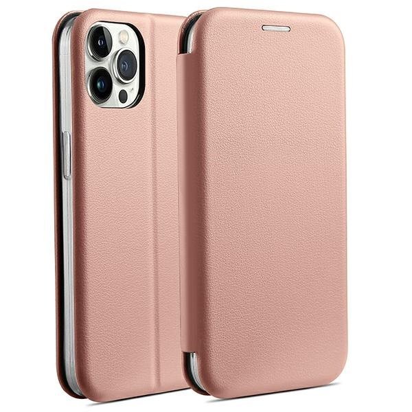 Beline Etui Book Magnetic iPhone 14 Pro6,1&quot; różowo złoty/rose gold