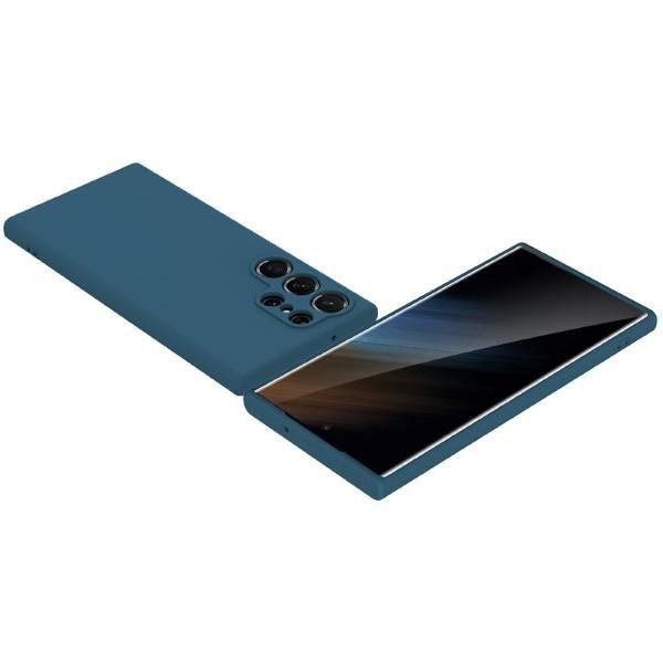 Beline Etui Silicone Samsung S23 Ultra S918 niebieski/blue