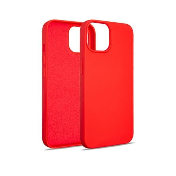 Beline Etui Silicone iPhone 15 / 14 / 13 6.1&quot; czerwony/red