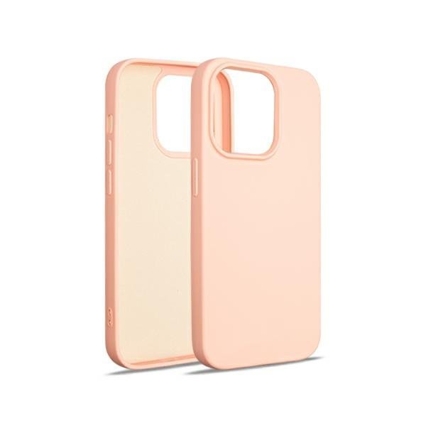 Beline Etui Silicone iPhone 15 Pro 6,1&quot;różowo-złoty/rose gold